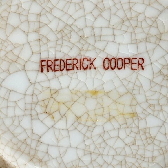 Hand-Painted Black Ceramic Jar Lid Pink & Green Floral Motif Fredrick Cooper - Picture 12 of 12